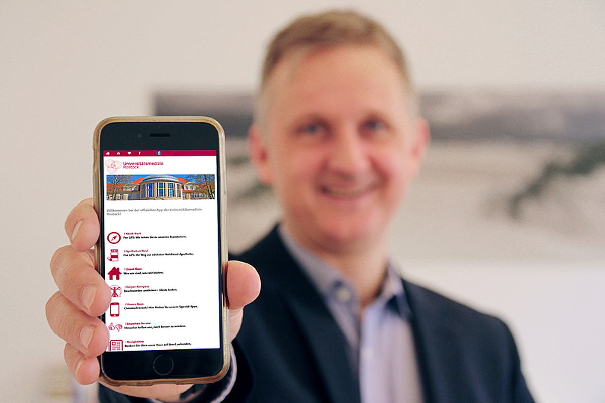 Klinik to go: Unimedizin Rostock geht mit App an den Start